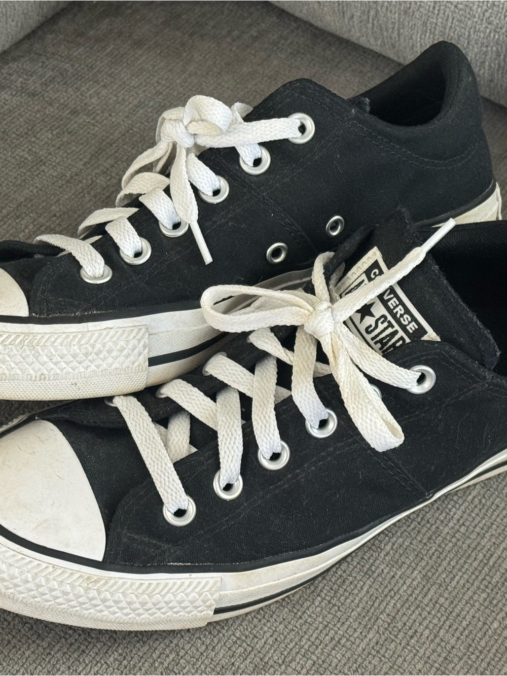 Women’s Converse Chuck Taylor ALL STAR Madison OX Casual Sneakers Black Size 8